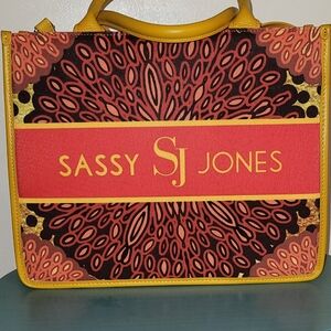 Sassy Jones Montego Canvas Tote-Abena